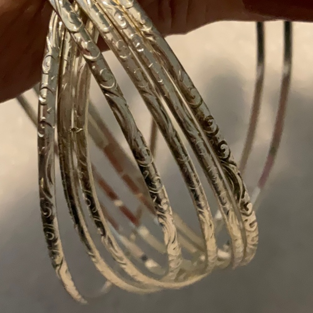 Interlocking Bangle Bracelets - image 2